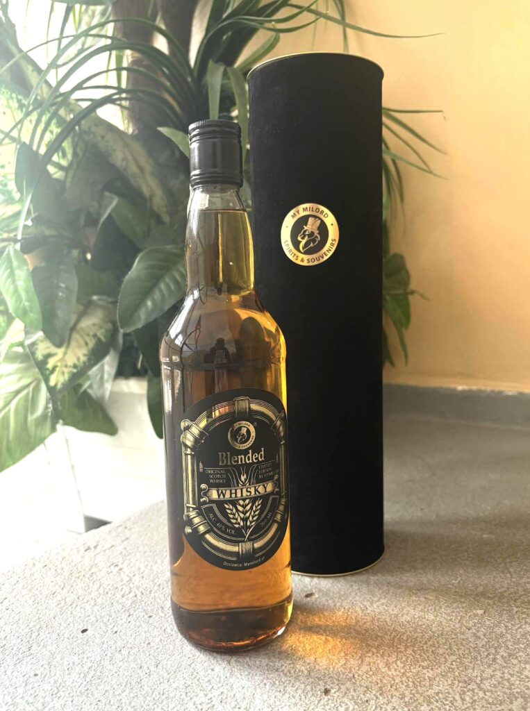 whisky w opakowaniu 